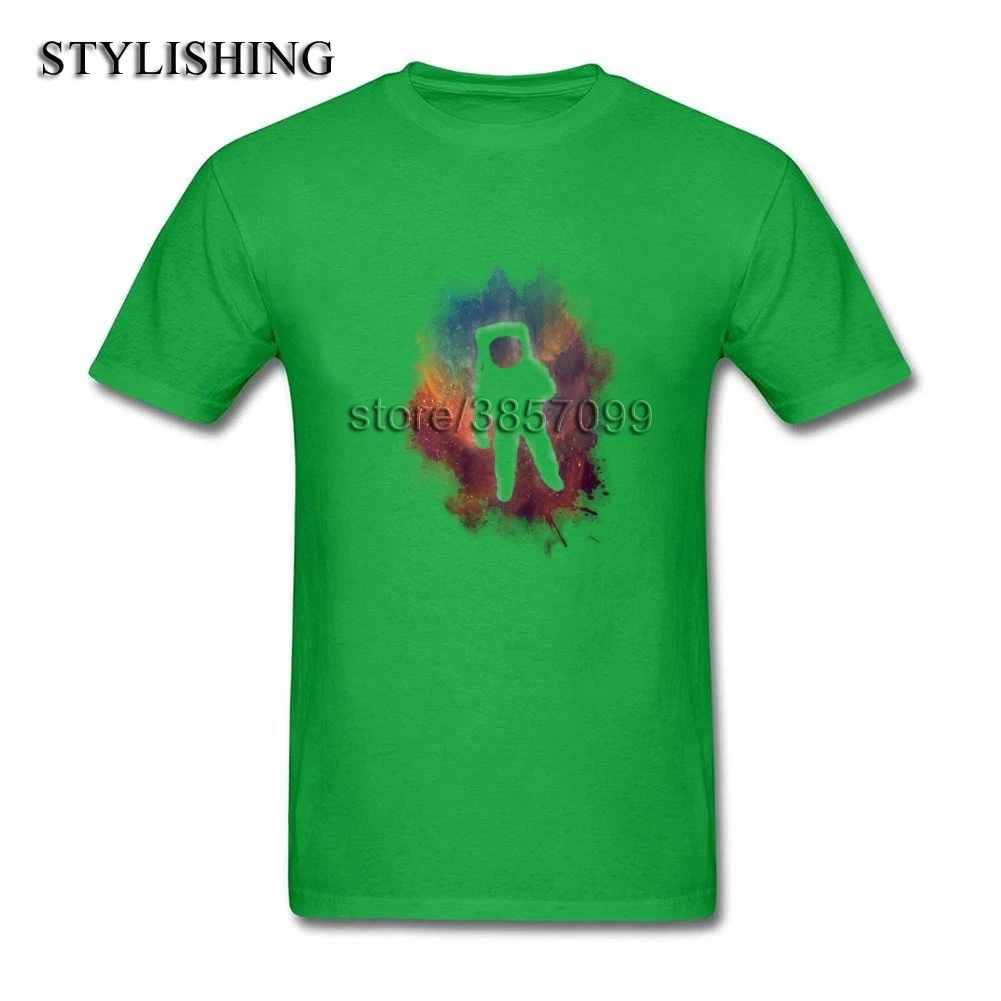 Формальные Teeshirts для взрослых 100% хлопок Рубашка с короткими рукавами астронавт XS