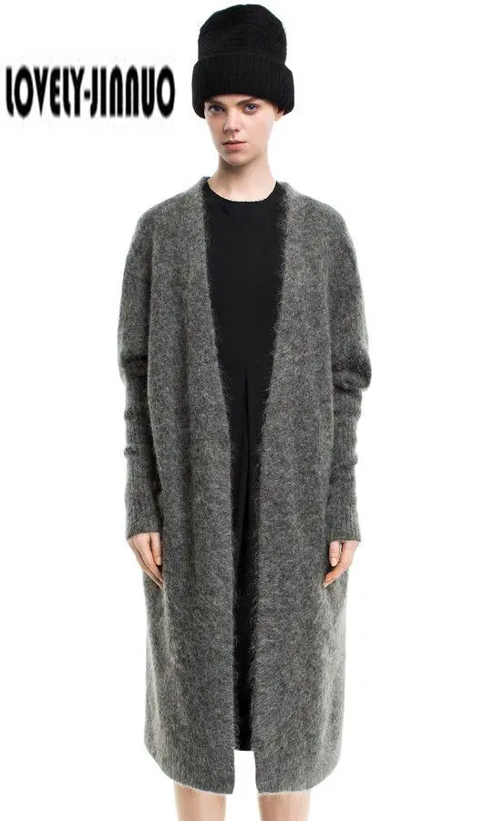 Новое поступление женские длинные кашемировые кардиганы на заказ бесплатная