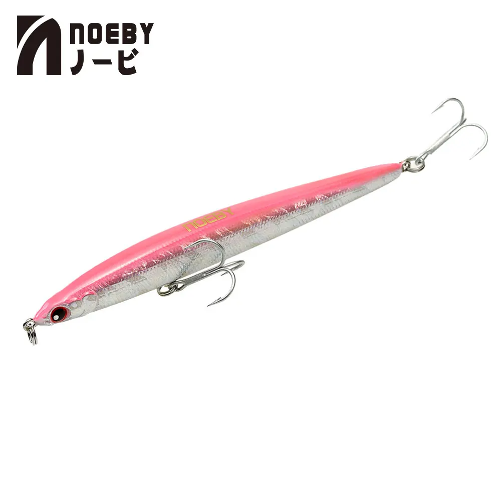 NOEBY NBL9126 карандаш Тонущая приманка stickbait Блюз код тонкий C длинный литье Рыбная приманка вобблер 125 мм/21,5 г для морского окуня - Цвет: NF017
