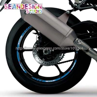 for gsxr1000 gsxr600 gsxr750 gsxs1000 gsxs750 motorcycle wheel sticker decal reflective rim bike suitable