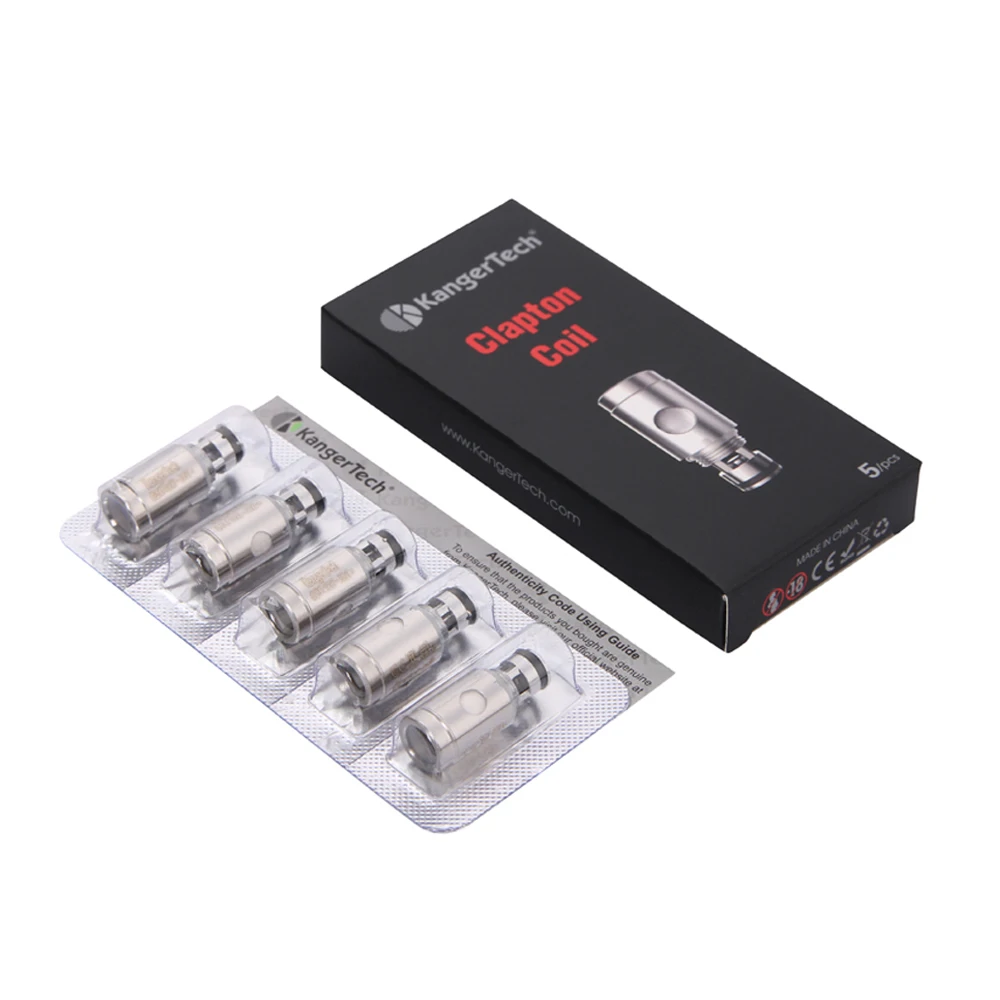 Оригинальный Kanger Clapton катушка 0.5ohm органический хлопок распылитель ядро для