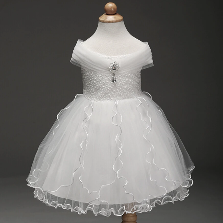 Бесплатная доставка белые вечерние платья для девочек-подростков 10 лет с узором