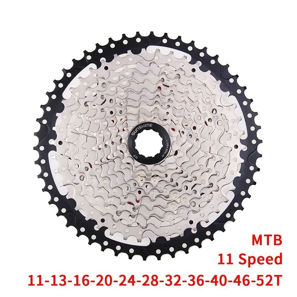 MTB 11 скоростная 11-46t 50t 52t велосипедная кассета 365g Ультралегкая велосипедная кассета свободного хода 11s горная кассета для Shimano M9000 M8000 M7000
