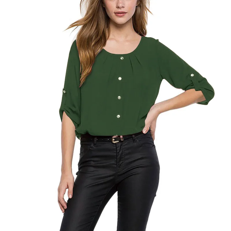 Blusa Новое поступление ограниченное полиэстер Обычная женская верхняя одежда