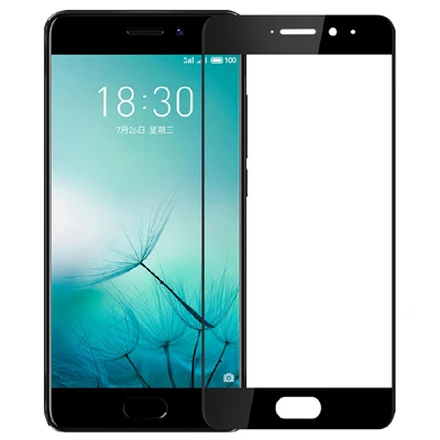 Закаленное стекло с полным покрытием для Meizu Pro 7 Защитная пленка экрана Plus