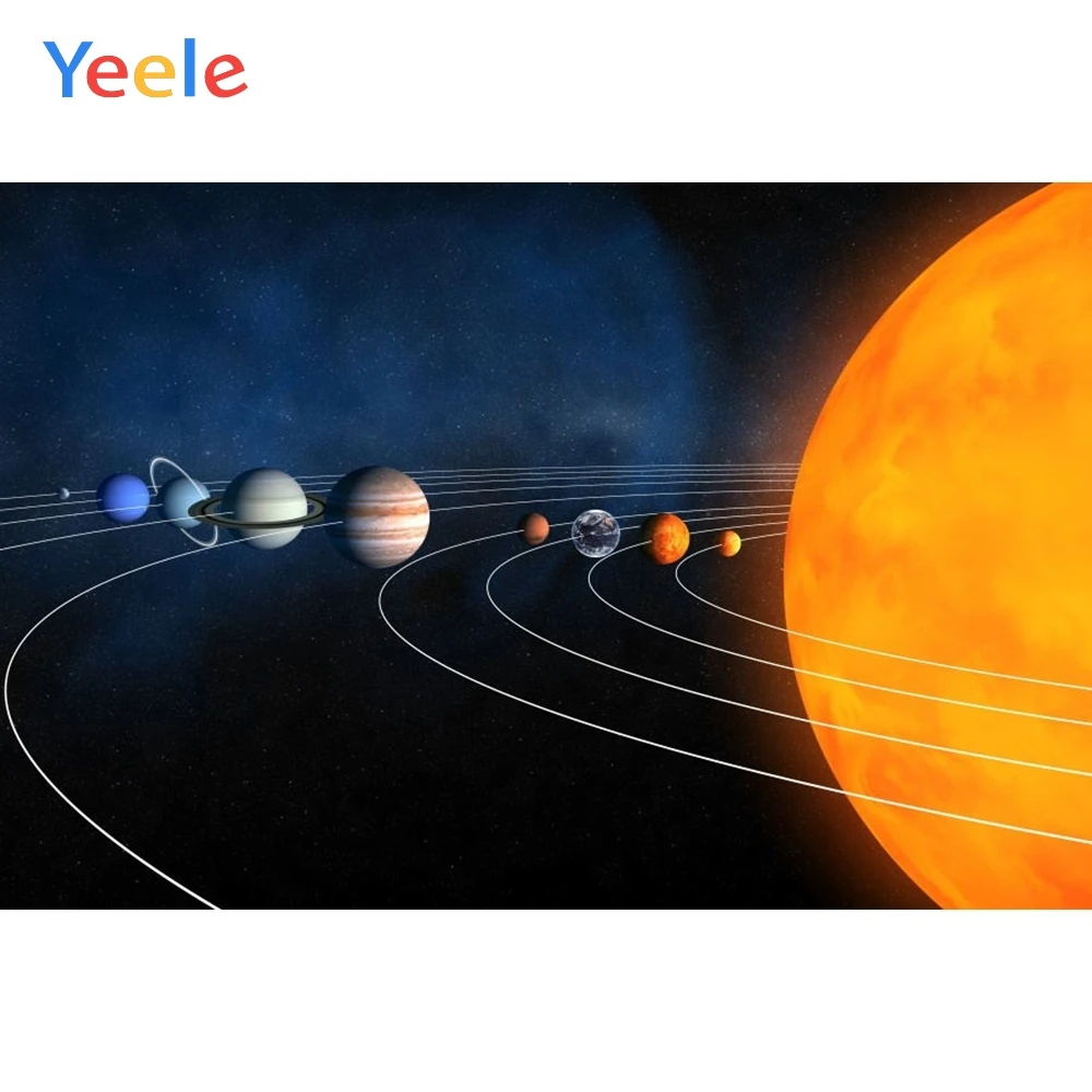 

Виниловый Фотофон Yeele с солнечной системой, Sun Planet, Детские вечерние фоны на день рождения, Фотофон для мальчиков, для фотостудии