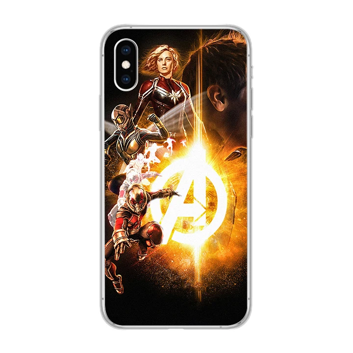 Ciciber чехлы для телефонов IPhone 7 8 6 6s Plus SE 5S X Xs XR XS Max Мягкий ТПУ чехол 11 Pro 2019 Мстители
