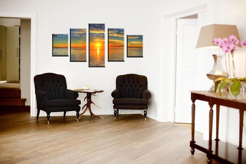5 шт. настенные картины для гостиной с принтом | Дом и сад
