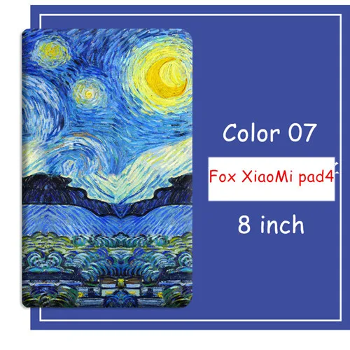 for Mipad4 8inch 07 Mi pad4 plus 10 буквенный Магнитный флип-чехол с масляной росписью для Xiaomi mi Pad 4 Plus pc tablet 10," 8,0 защитный чехол smart Cover - Цвет: for Mipad4 8inch 07