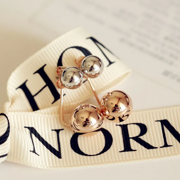 2015 New Arrival Geometric Pearl Simulated-pearl Gold Plated Women Trendy Stud Earrings | Украшения и аксессуары