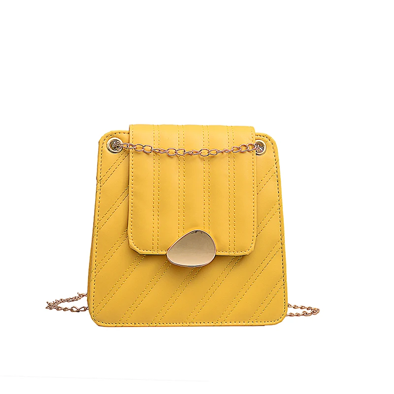 Wear-resistant simple and elegant women's hand crossarm single shoulder chain bag spring 2019 new European Ameri | Багаж и сумки