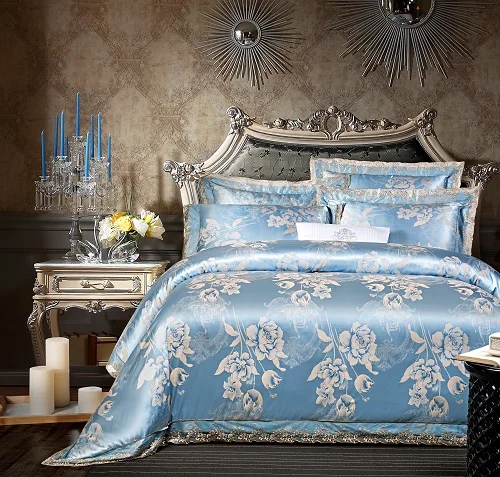 bedding set 16 Королевский, Королевский, белый, красный комплект постельного белья, роскошный свадебный комплект постельного белья, жаккардовый, хлопковый, пододеяльник, Комплект постельного белья, постельное белье, постельное белье, nordico cama - Цвет: bedding set 16