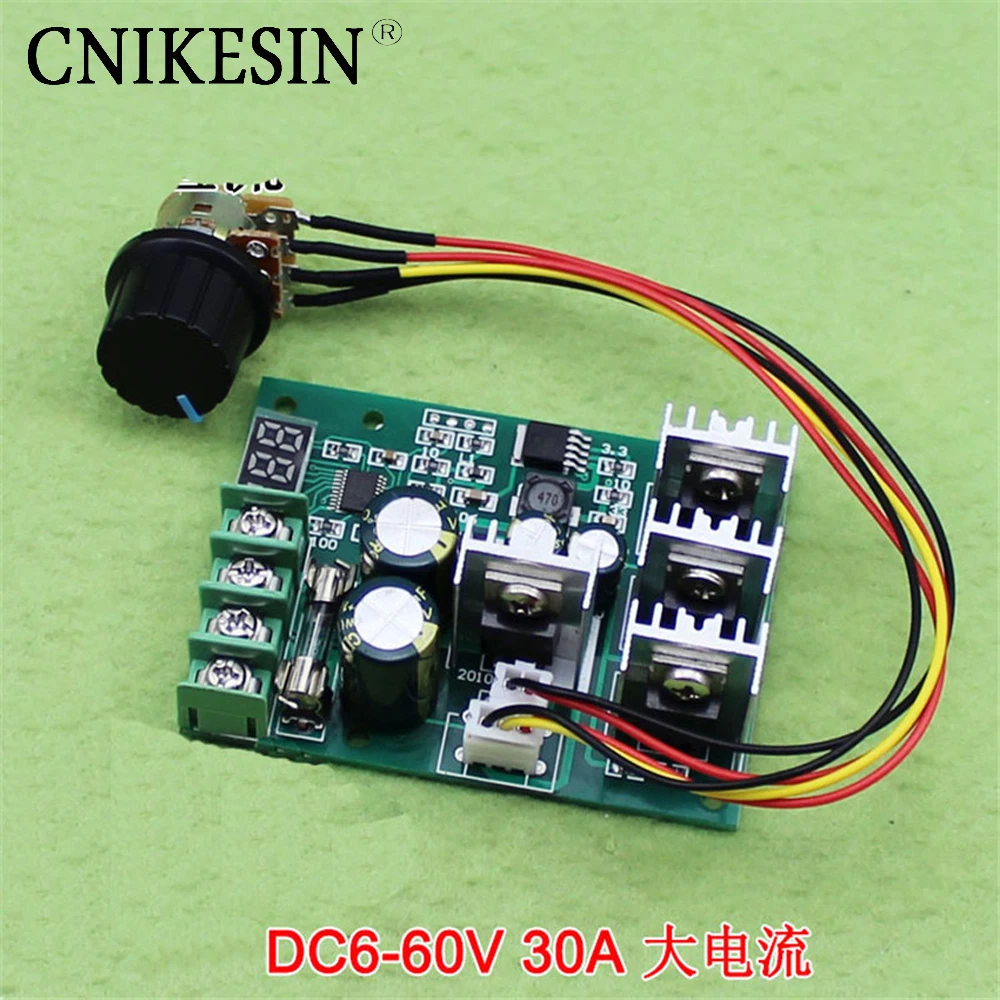 CNIKESIN PWM регулятор скорости двигателя постоянного тока приводной переключатель 30A