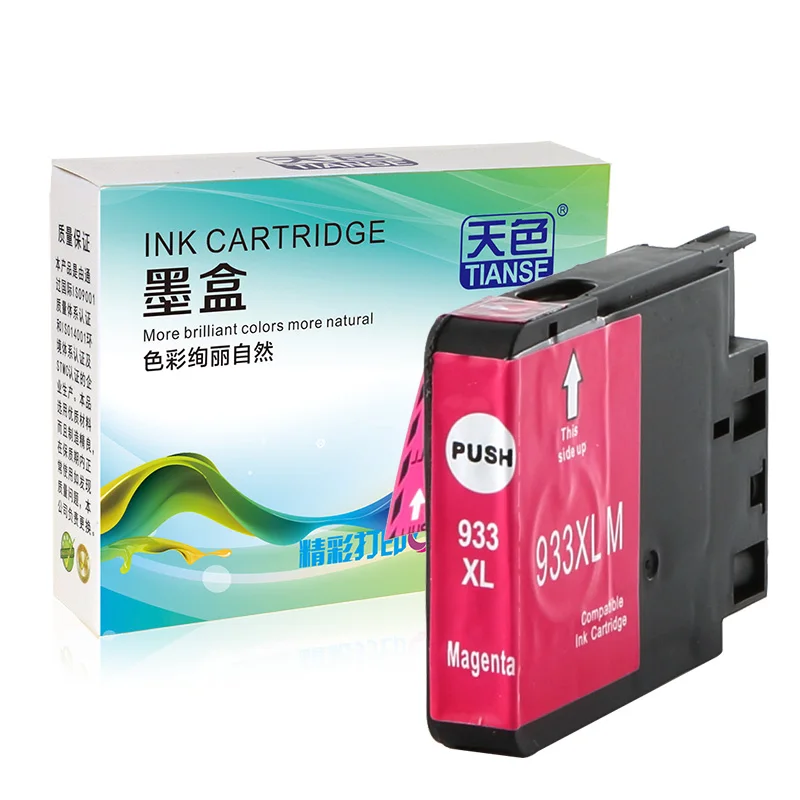 TIANSE 3pk переработанного чернильного картриджа для hp 932XL 933XL Officejet 6100 6600 6700 7110 7610 7612