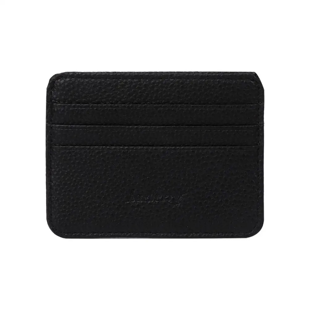 Black Baellerry 1 шт мужские 3 кредитные карты бизнес карман тонкий ID Кредитные карты бумажник для денег 6 цветов - Цвет: Black