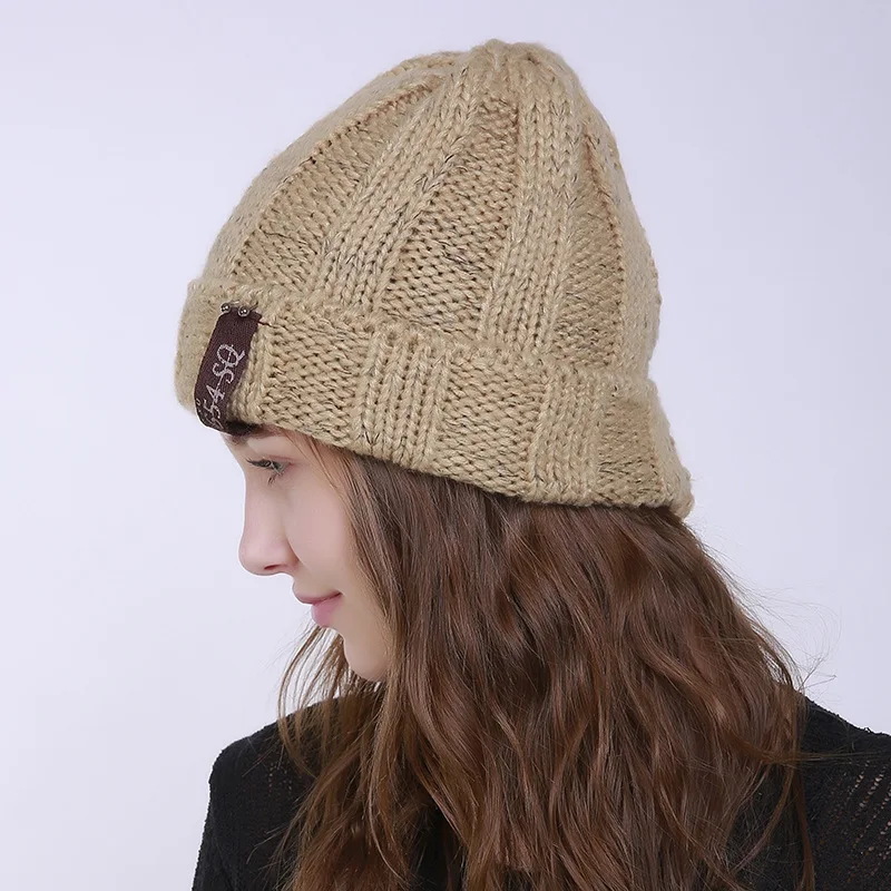 Skullies Beanies шапки женские зимние теплые классические маски для лица Высокое