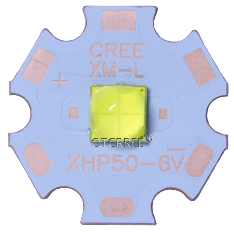 Cree XHP50 XHP50.2 холодный белый нейтральный белый теплый белый высокой мощности Светодиодный излучатель 6 в 20 мм Медь PCB+ 22 мм 1 Режим/5 режимов драйвер