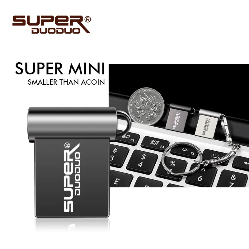 Супер мини флеш накопитель маленький USB 128 ГБ 64 32 16 8 4 Гб карта памяти популярный