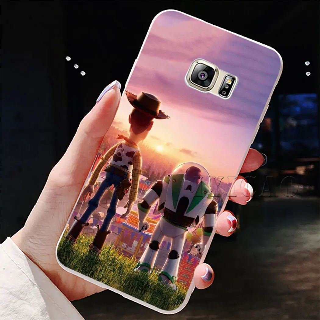 Жесткий чехол IYICAO Toy Story для samsung Galaxy S10e S10 S9 S8 Plus S6 S7 Edge Note 9 8|Чехлы-накладки| |
