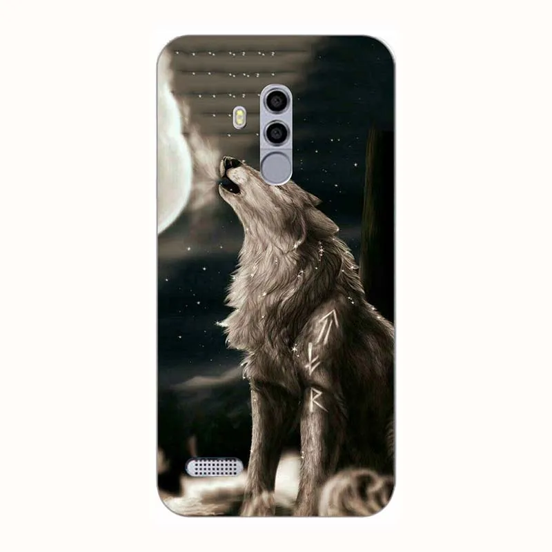 A281 Модный мягкий из высокотемпературного полиуретана чехол для телефона Leagoo T8S силиконовый чехол ТПУ задняя крышка для Coque Leagoo T8S кожаный чехол с цветочным принтом - Цвет: A281