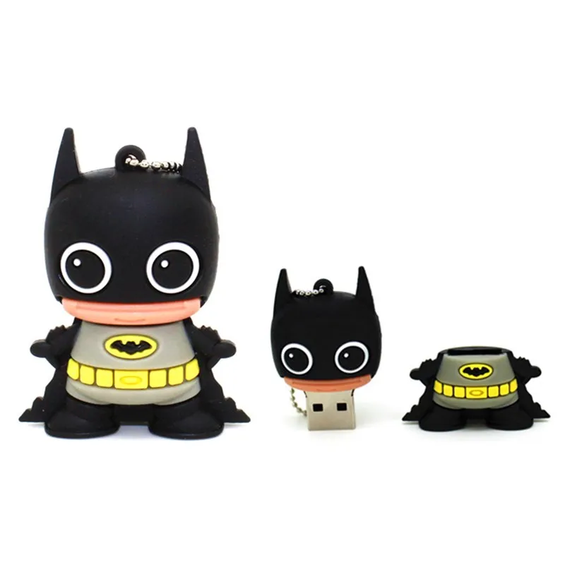 USB флеш накопитель Justice League PenDrive с милым мультяшным Бэтменом 32 ГБ 4 8 16 2 0 карта