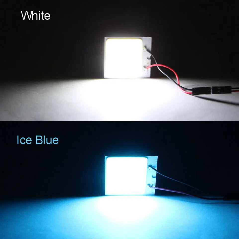 Светодиодный купольный светильник для чтения Карта Лампа T10 COB 16 24 36 48SMD Festoon Dome BA9S 3