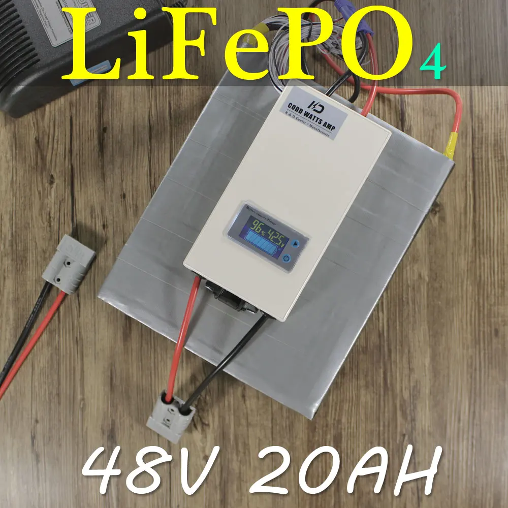A123 LiFePO4 48V 20Ah Электрический велосипед аккумулятор глубокий цикл 2200 раз|48v 20ah|lifepo4 48v