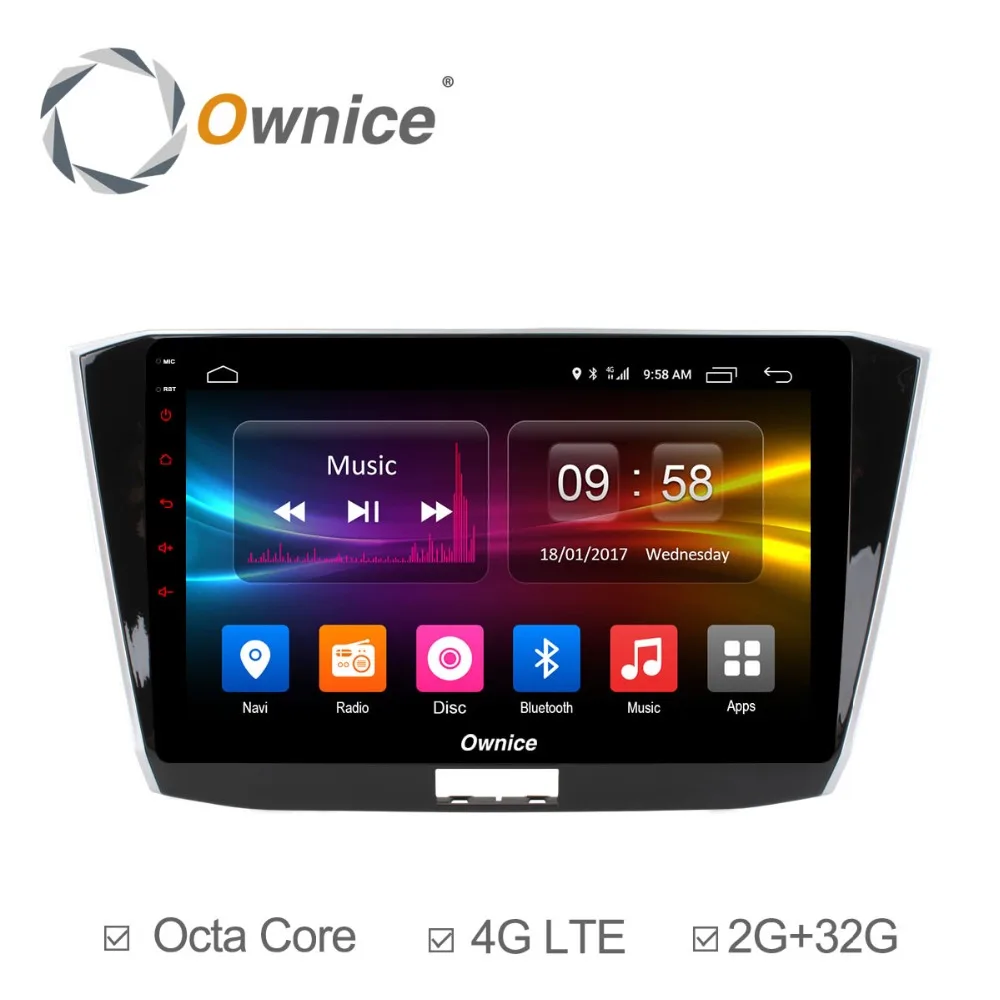 Автомобильный DVD-плеер Ownice C500 + 10 1 дюйма Android 8 2 Гб ОЗУ GPS Wi-Fi 4G LTE Bluetooth | Автомобили и