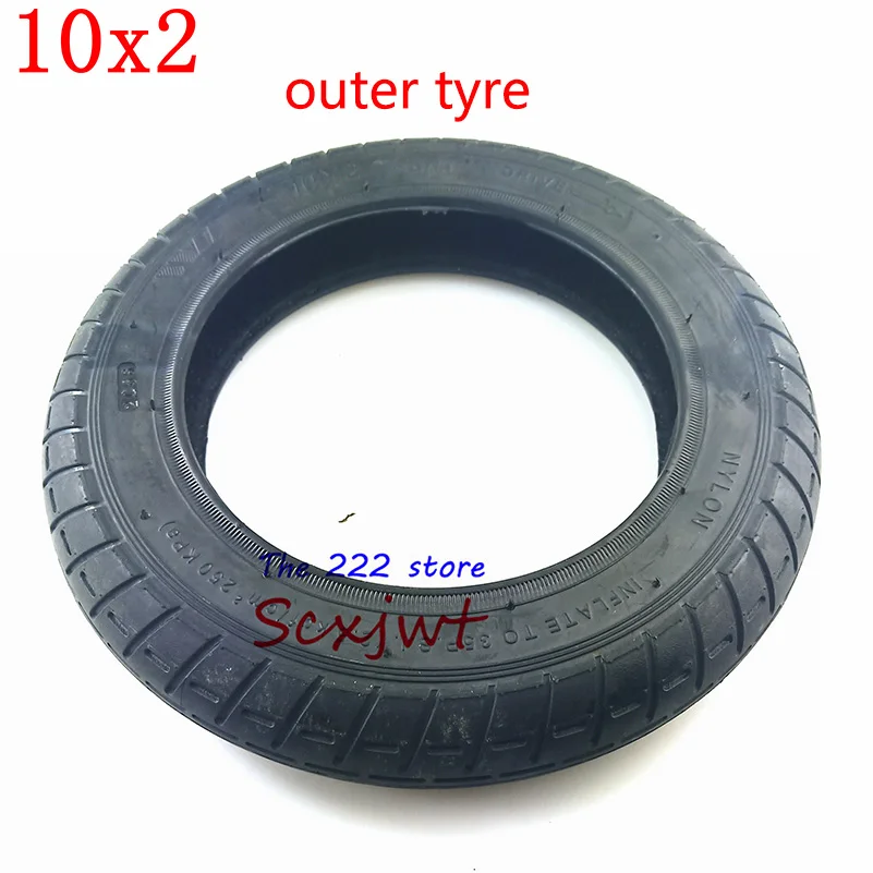 only outer tyre 10 дюймов Xiaomi Mijia M365 электрический скутер шина новая версия шины надувание колеса шины внутренняя внешняя шина для Xiaomi M365 скутер - Цвет: only outer tyre