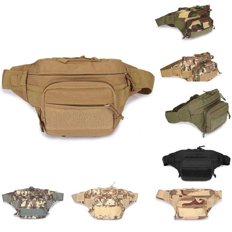Тактический талии сумка Открытый Спорт поясная военная мульти-карман Molle ремень