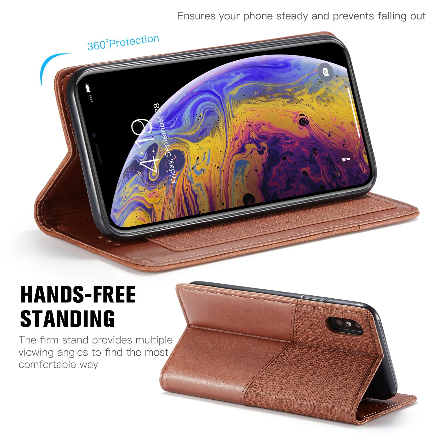 Модный Магнитный кожаный чехол для iPhone X XS XR XS Max 8 7 6 6s Plus, чехол-бумажник, чехол-книжка, противоударный чехол