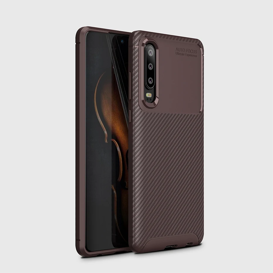 Ikrsses чехол для Huwei P30 Pro чехол Роскошный Углеродный волокно ультра тонкий силикон Мягкие TPU чехол для Huwei P30 P30 lite чехол телефона