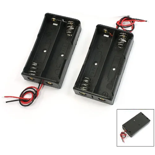 3 шт. черный контейнер для хранения аккумуляторов 7 В 18650|battery storage box|battery storagebattery box