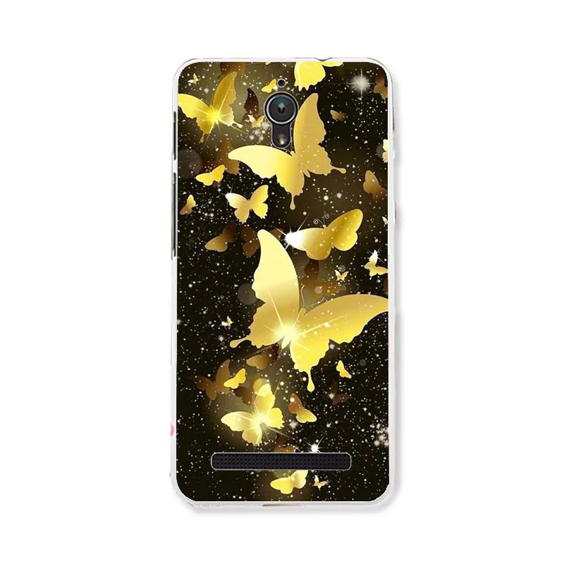 Q050 Мягкие чехлы из ТПУ для Asus Zenfone C, силиконовая задняя крышка для Asus Zenfone C ZC451CG Z007 ZenfoneC, 4,5 дюймов, окрашенный бампер - Цвет: Q050