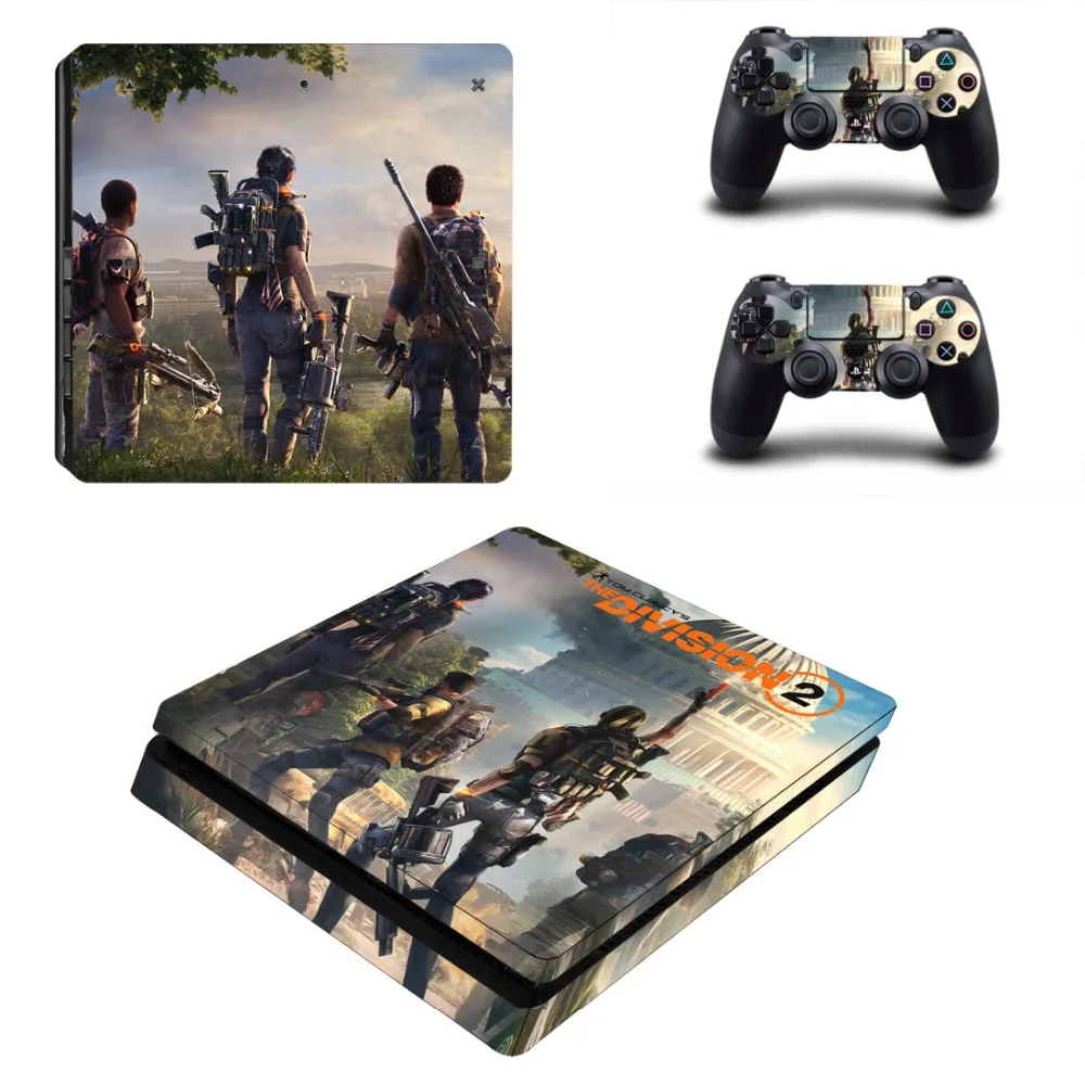 Тома Клэнси Отдел 2 PS4 тонкая кожа Стикеры для Игровые приставки 4 консоли и