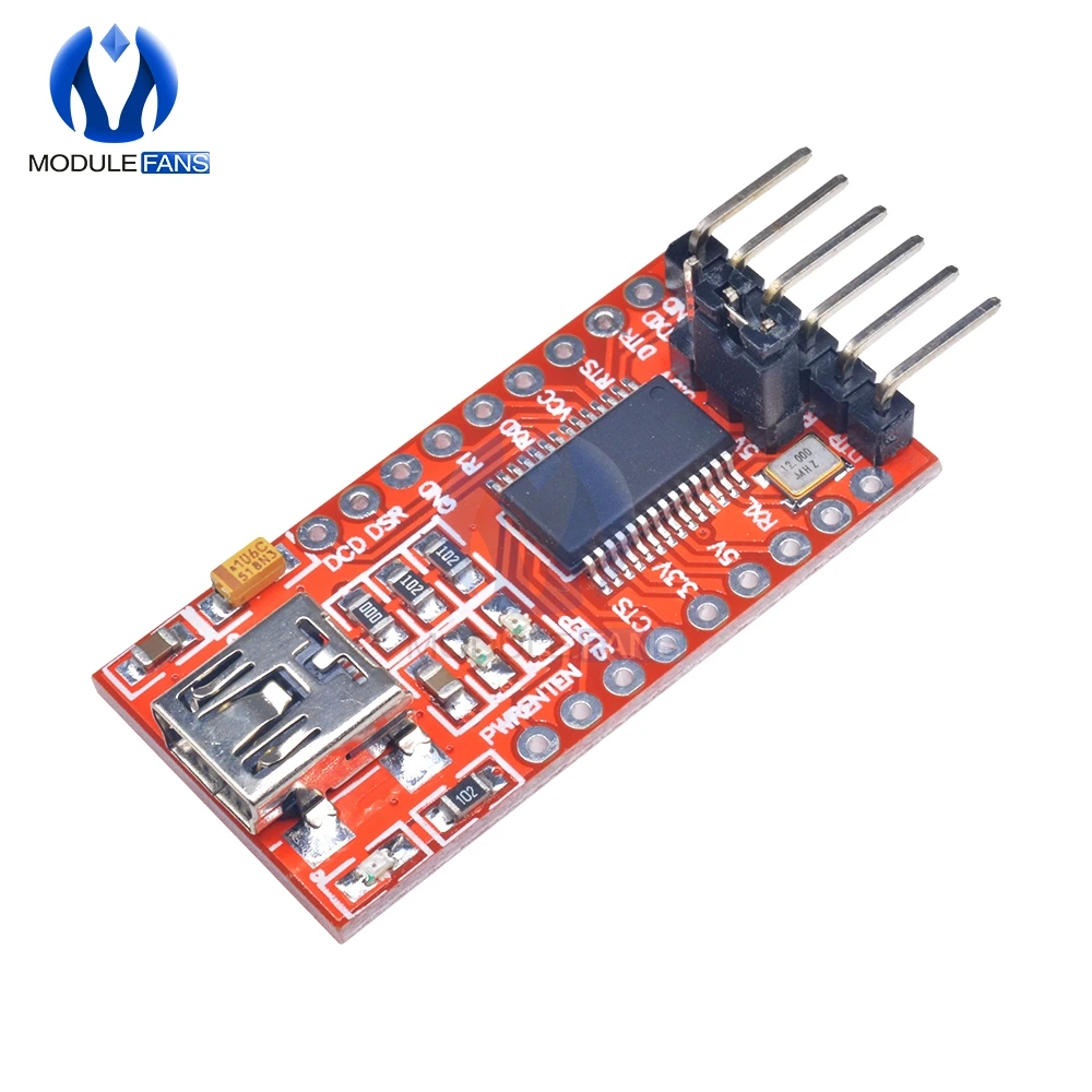 FT232RL FT232 FTDI USB 3,3 В 5,5 В к ttl последовательный адаптер модуль мини порт для Arduino Pro до 232 основной программы загрузчик