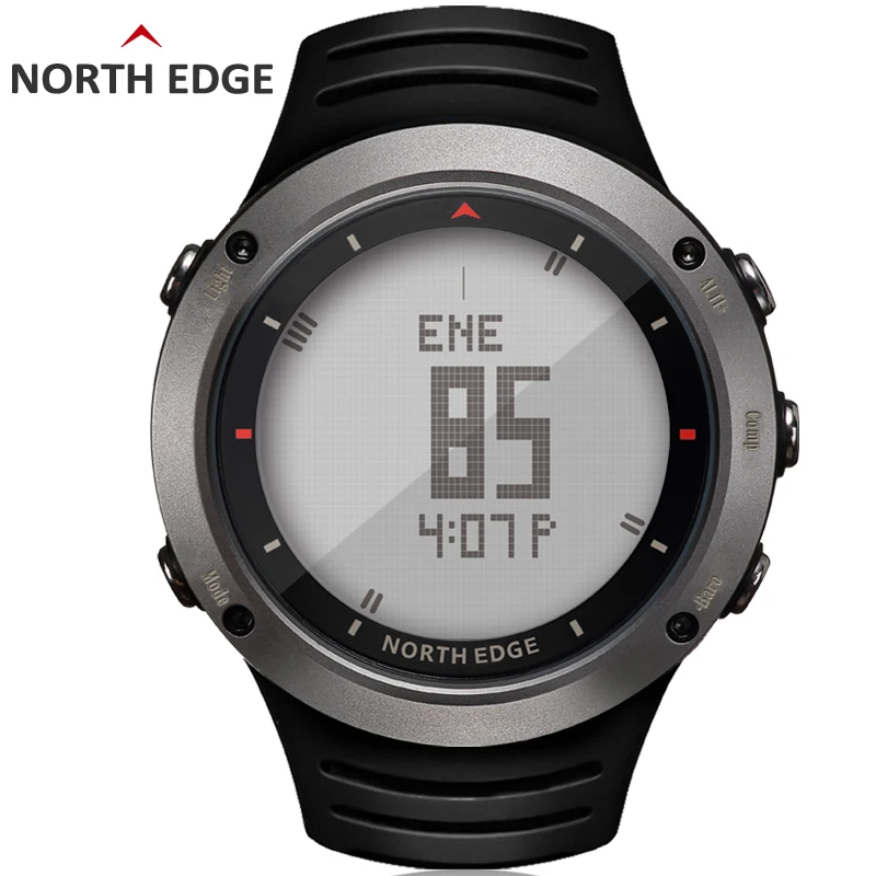 NORTH EDGE мужские спортивные цифровые часы для бега плавания альтиметр барометр