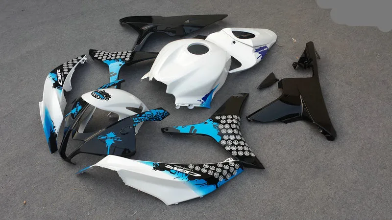 Комплект обтекателей для мотоцикла HONDA CBR600RR 07 08 CBR 600 RR F5 600RR 2007 2008 ABS белый черный