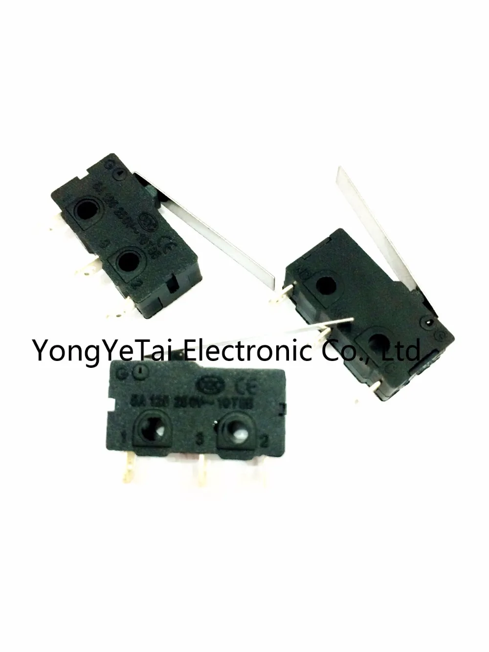 YYT 20PCS Micro limit switch KW11-C outside the buckle lever with handle 26MM long dorsal strip mouse button | Обустройство дома