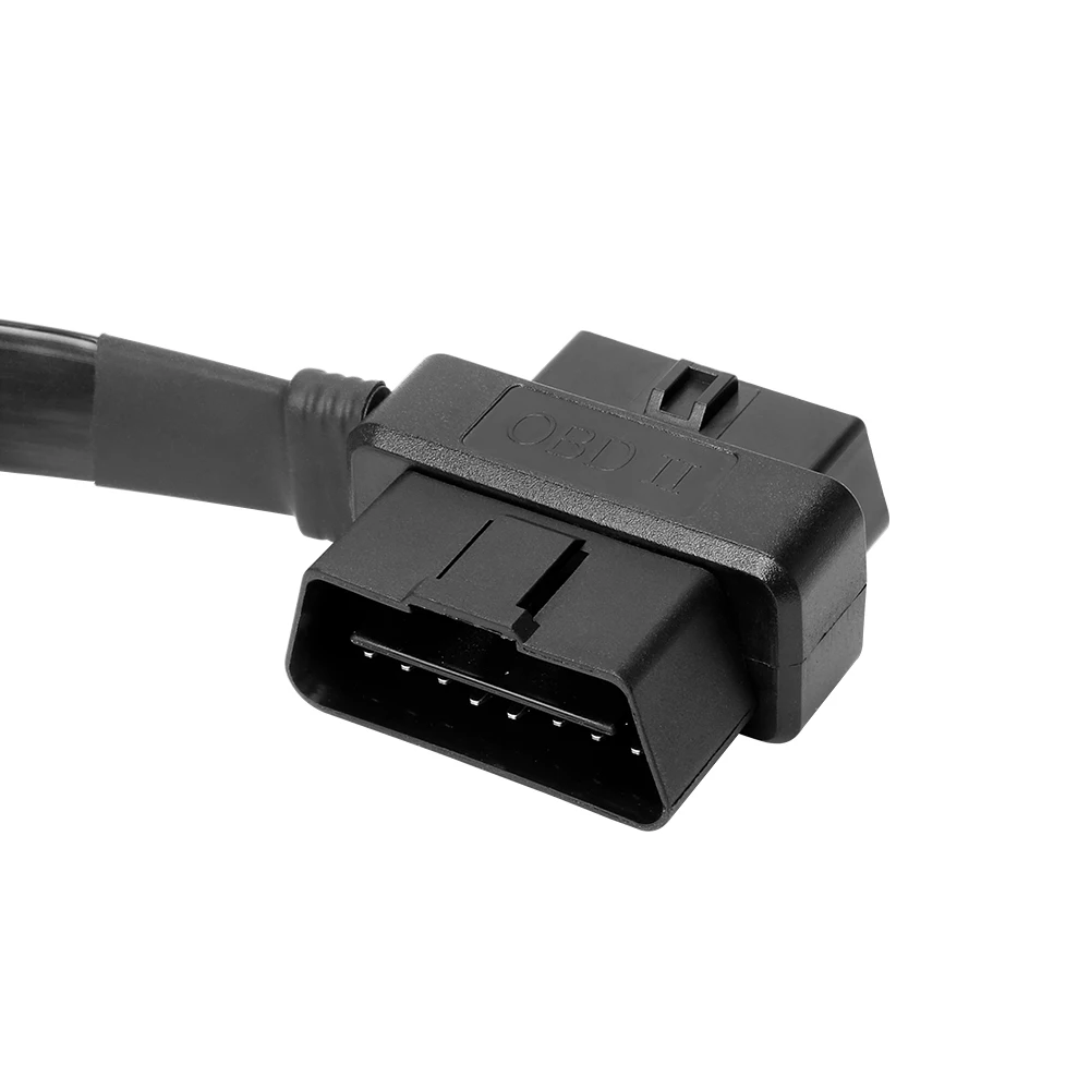 XTOOL Новый плоский тонкий кабель OBD 16 контактный ELM327 2 интерфейса штырь гнездо