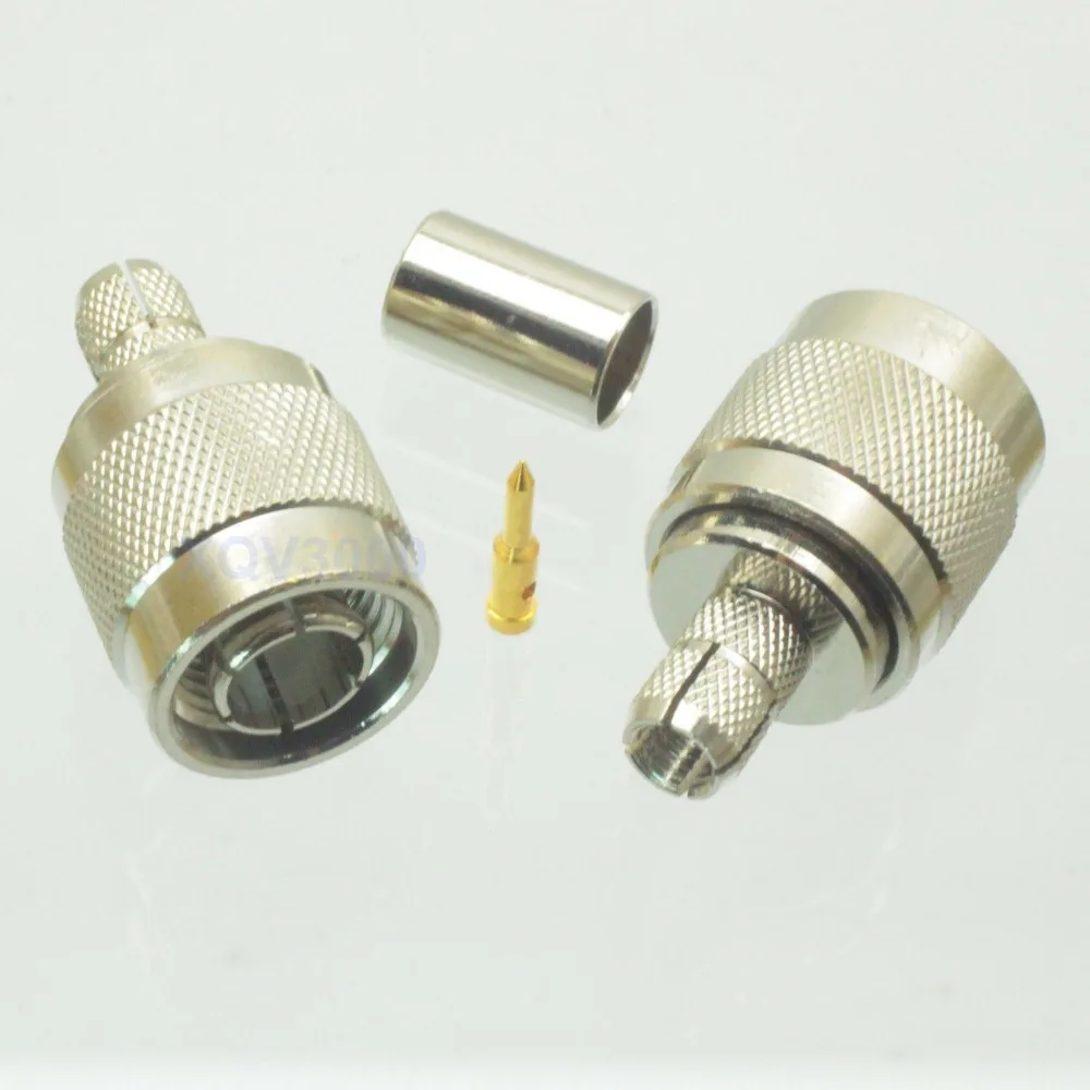 1pce коннектор TNC контактный штекер crimp для RG8X RG 8X LMR240 RF коаксиальный|pin connectors|pin