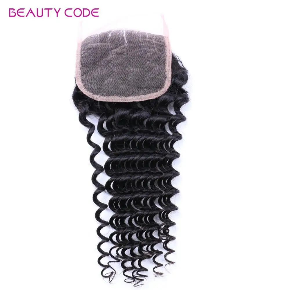 8А Класс Перуанский Девы Волос Глубокая Волна девственные Волосы С Закрытием 3 Шт.