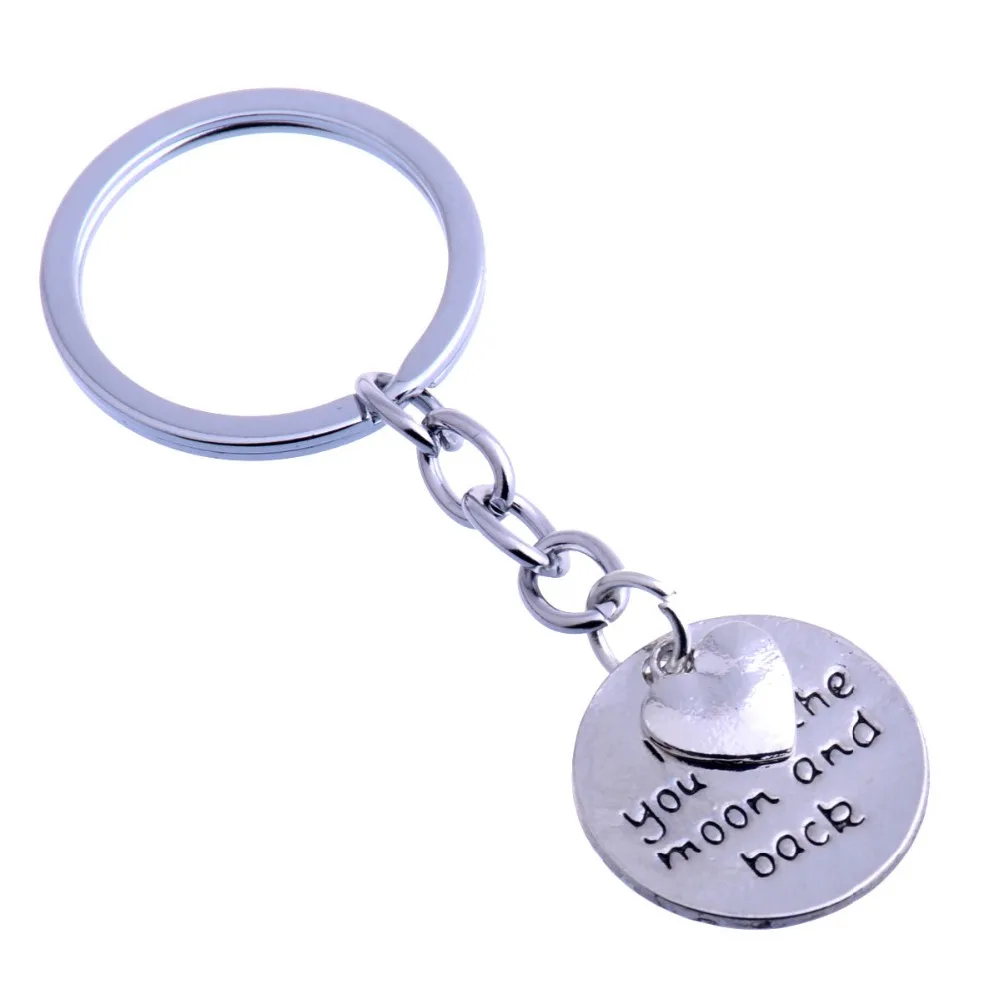I Love You To The Moon And Back Heart брелок для влюбленных романтический свадебной вечеринки