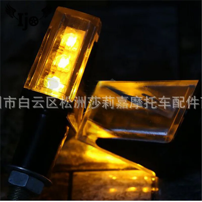 Мотоциклетные запчасти 10 мм дымовая пуля передний и задний поворотный сигнал