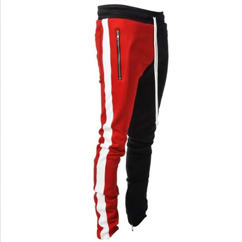 

New Men Sports Running Pants Pockets Athletic Football Soccer Pant Training Sport Pants Elasticity Legging jogging Gym Trousers
