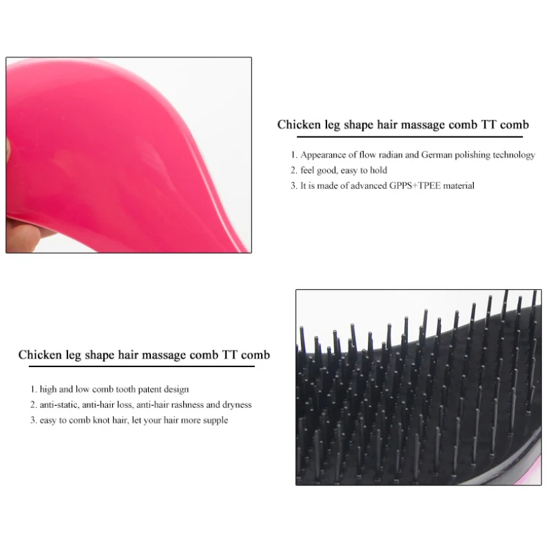 1 шт. Антистатическая щетка для волос Расческа укладки инструменты душа