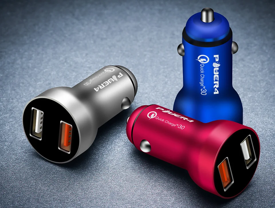 Power4 3A быстрое автомобильное зарядное устройство с двойным USB универсальный автомобильный адаптер мини зарядное устройство s для huawei Xiaomi iPhone PD автомобильное зарядное устройство для телефона
