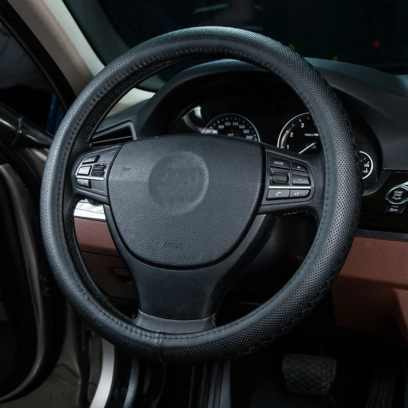 Чехол рулевого колеса автомобиля из натуральной кожи для Land Rover freelander 2 subaru xv forester