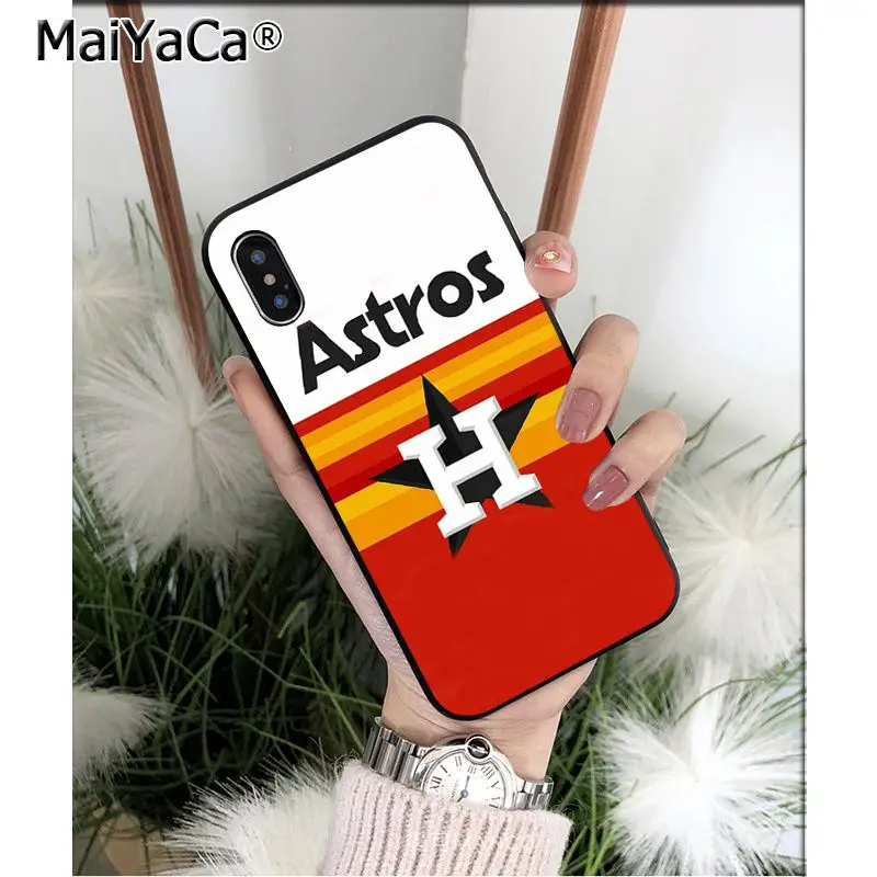 A7 MaiYaCa Хьюстон Астрос ТПУ Мягкие аксессуары для телефонов чехол для телефона для Apple iPhone 8 7 6 6S Plus X XS MAX 5 5S SE XR чехол - Цвет: A7