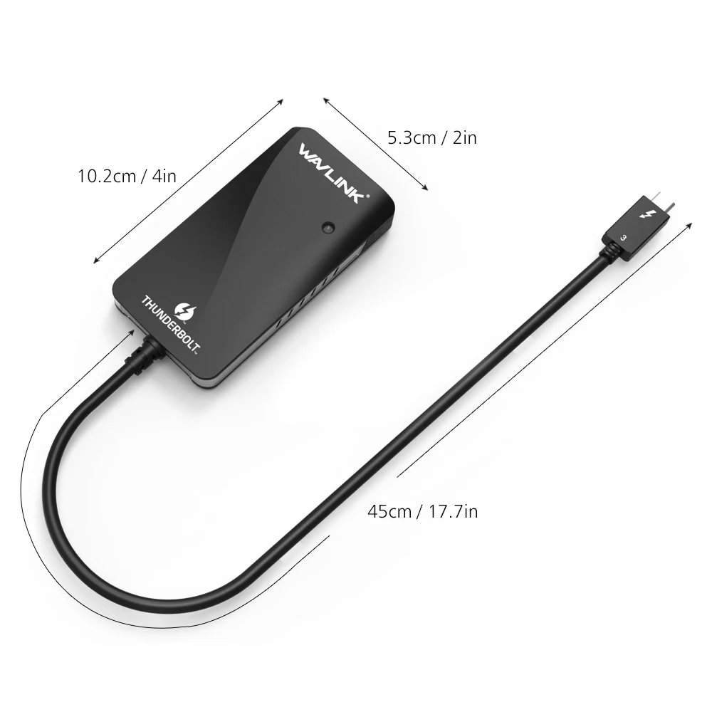 Wavlink USB C type c Thunderbolt 3 к двойному адаптеру DisplayPort DP поддерживает 2 UHD 4K @ 60Hz или 5 K